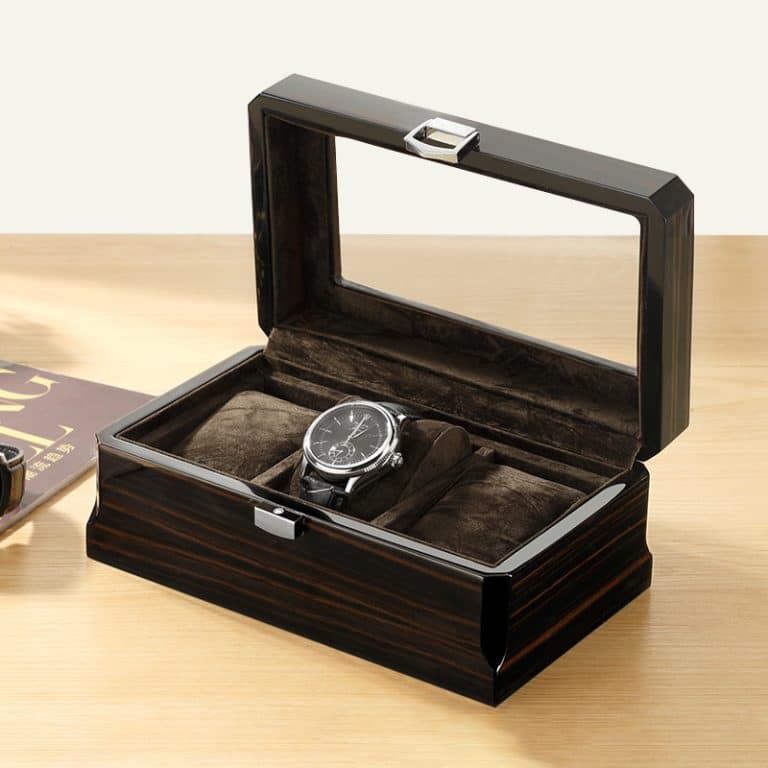 Activité-Oîte à Montres à 12 Compartiments Coffre à Montres Présentoir
