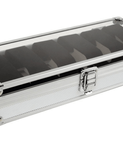 boite à montre aluminium 6 fentes