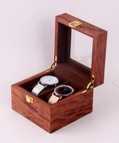 coffret de rangement vintage rouge