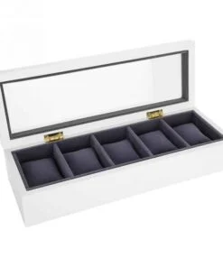 coffret rangement montre bois