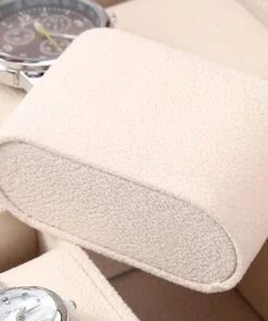 montre coffret coussin beige