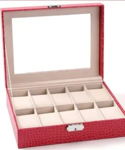 coffret montre pour 10 emplacements