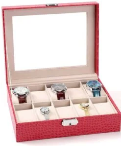 montre coffret présentoir