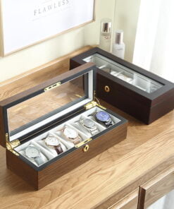 boite montre bois homme massif