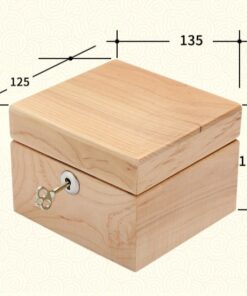 Boite à montre deux emplacements fermoir