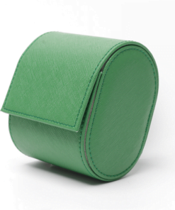 Pochette montre voyage unique verte de rangement