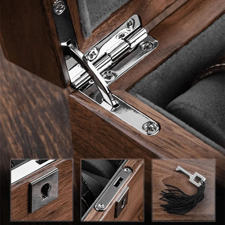 Boite de rangement bois haute qualité avec des charnières aciers inoxydables